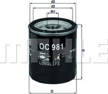 KNECHT OC 981 - Filter za ulje www.molydon.hr