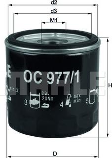 KNECHT OC 977/1 - Filter za ulje www.molydon.hr