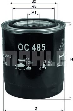 KNECHT OC 485 - Filter za ulje www.molydon.hr