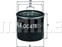 KNECHT OC 475 - Filter za ulje www.molydon.hr