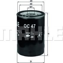 KNECHT OC 47 OF - Filter za ulje www.molydon.hr