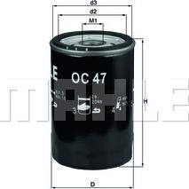 KNECHT OC 47 - Filter za ulje www.molydon.hr