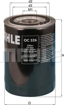KNECHT OC 526 - Filter za ulje www.molydon.hr