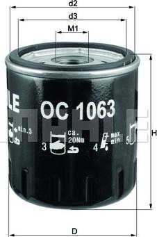KNECHT OC 1063 - Filter za ulje www.molydon.hr