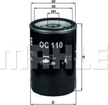 KNECHT OC 110 OF - Filter za ulje www.molydon.hr