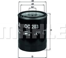 KNECHT OC 203 - Filter za ulje www.molydon.hr