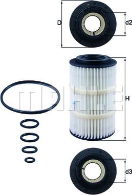 KNECHT OX 345/7D - Filter za ulje www.molydon.hr