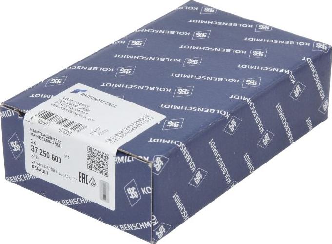 Kolbenschmidt 37 250 600 - Komplet Ležaja radilice www.molydon.hr