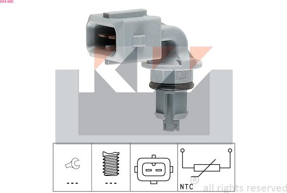 KW 494 005 - Senzor, temperatura usisnog zraka www.molydon.hr