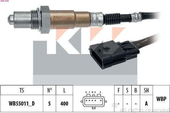 KW 498 504 - Lambda-sonda www.molydon.hr
