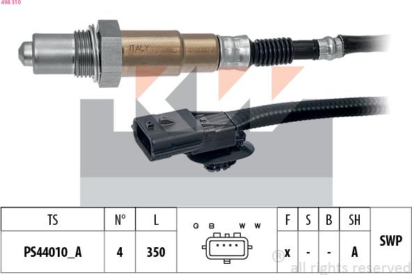 KW 498 310 - Lambda-sonda www.molydon.hr