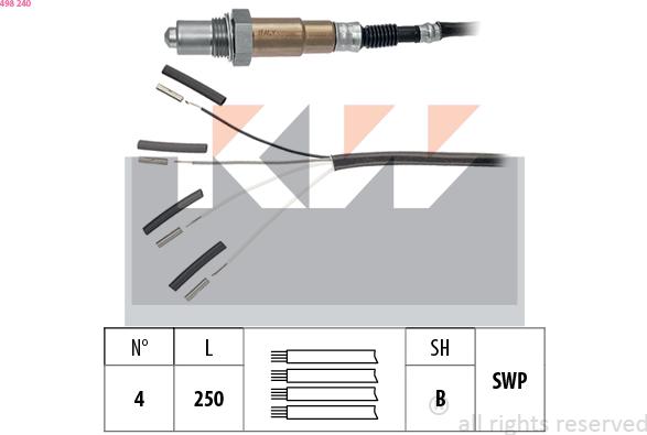 KW 498 240 - Lambda-sonda www.molydon.hr
