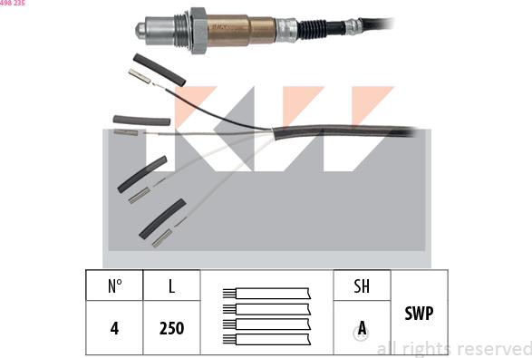 KW 498 235 - Lambda-sonda www.molydon.hr
