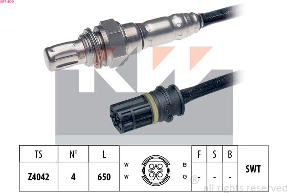 KW 497 409 - Lambda-sonda www.molydon.hr