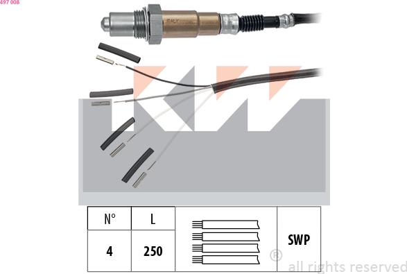 KW 497 008 - Lambda-sonda www.molydon.hr