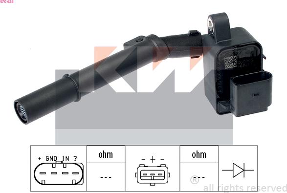 KW 470 625 - Indukcioni kalem (bobina) www.molydon.hr