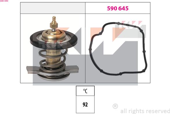 KW 580 590 - Termostat, rashladna tekućinu www.molydon.hr