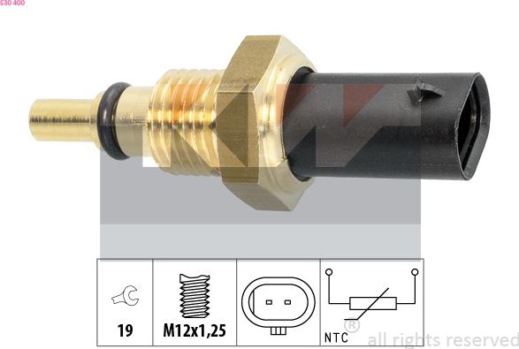 KW 530 400 - Senzor, temperatura ulja www.molydon.hr