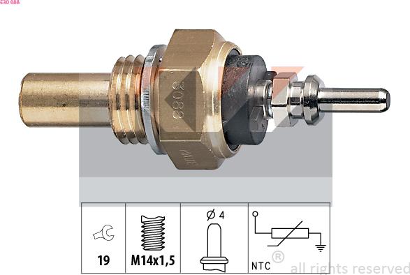 KW 530 088 - Senzor, temperatura rashladne tekućinu www.molydon.hr