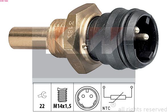 KW 530 183 - Senzor, temperatura rashladne tekućinu www.molydon.hr