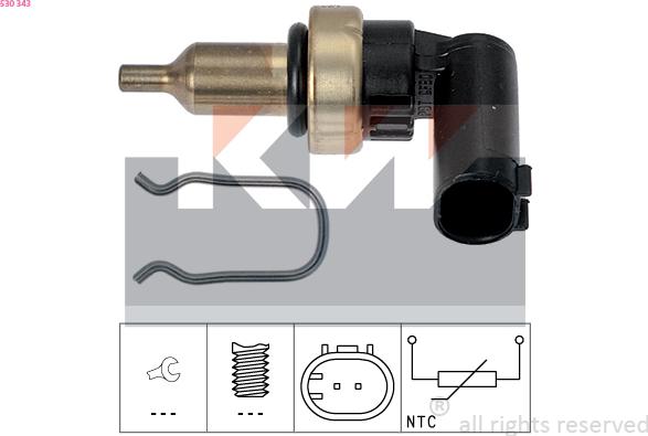 KW 530 343 - Senzor, temperatura rashladne tekućinu www.molydon.hr