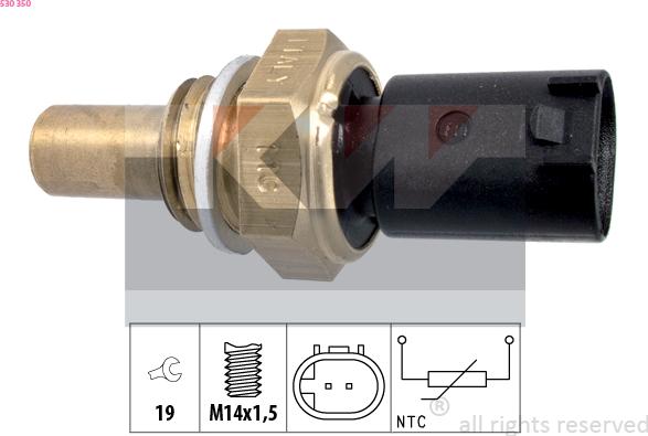 KW 530 350 - Senzor, temperatura ulja www.molydon.hr
