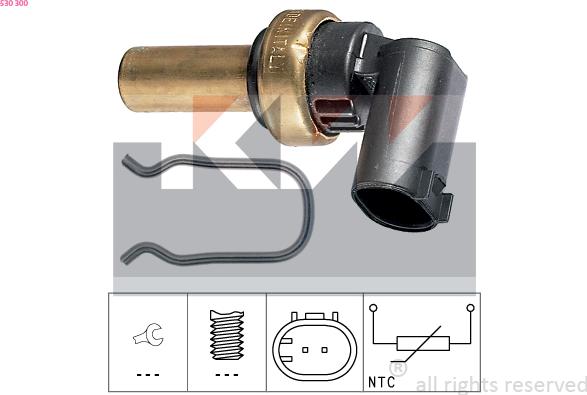 KW 530 300 - Senzor, temperatura ulja www.molydon.hr