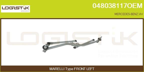 LGK 048038117OEM - Sistem poluga brisača www.molydon.hr