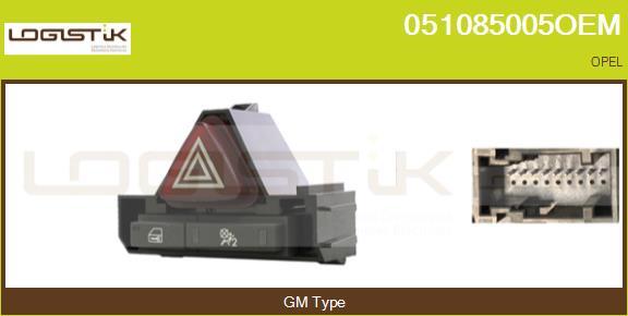LGK 051085005OEM - Prekidač 4 žmigavca www.molydon.hr