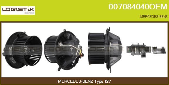 LGK 007084040OEM - Ventilator kabine/unutrasnjeg prostora www.molydon.hr