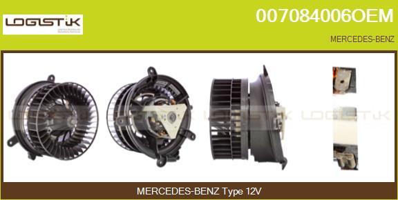 LGK 007084006OEM - Ventilator kabine/unutrasnjeg prostora www.molydon.hr
