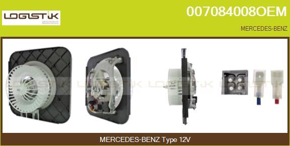LGK 007084008OEM - Ventilator kabine/unutrasnjeg prostora www.molydon.hr