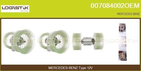 LGK 007084002OEM - Ventilator kabine/unutrasnjeg prostora www.molydon.hr