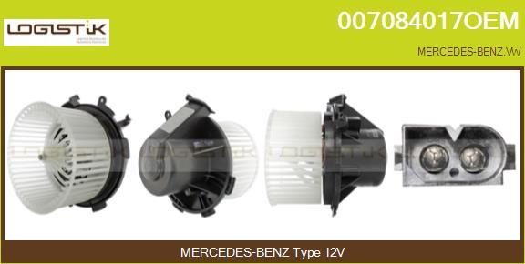 LGK 007084017OEM - Ventilator kabine/unutrasnjeg prostora www.molydon.hr
