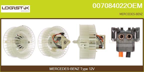 LGK 007084022OEM - Ventilator kabine/unutrasnjeg prostora www.molydon.hr
