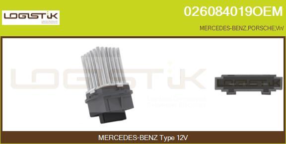 LGK 026084019OEM - Otpornik, ventilator kabine/unutrasnjeg prostora www.molydon.hr