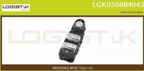 LGK LGK050084043 - Prekidač, podizačprozora www.molydon.hr