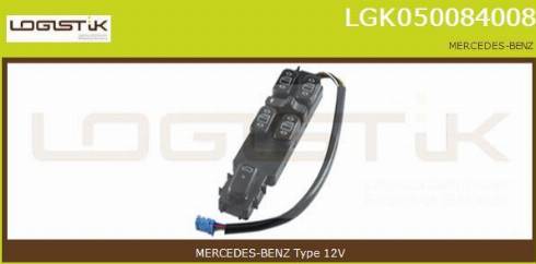 LGK LGK050084008 - Prekidač, podizačprozora www.molydon.hr