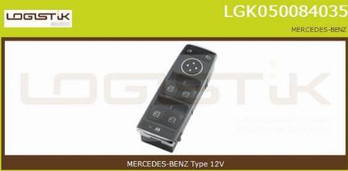 LGK LGK050084035 - Prekidač, podizačprozora www.molydon.hr