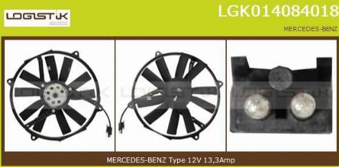 LGK LGK014084018 - Elektromotor, ventilator hladnjaka www.molydon.hr