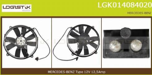 LGK LGK014084020 - Elektromotor, ventilator hladnjaka www.molydon.hr
