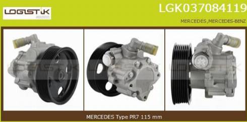 LGK LGK037084119 - Hidraulična pumpa, upravljanje www.molydon.hr