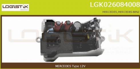 LGK LGK026084008 - Otpornik, ventilator kabine/unutrasnjeg prostora www.molydon.hr