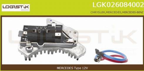LGK LGK026084002 - Otpornik, ventilator kabine/unutrasnjeg prostora www.molydon.hr