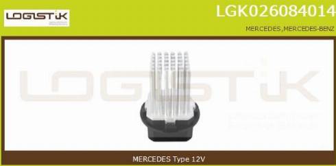 LGK LGK026084014 - Otpornik, ventilator kabine/unutrasnjeg prostora www.molydon.hr