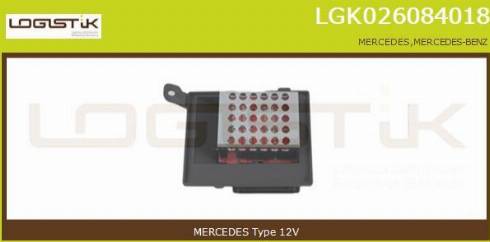 LGK LGK026084018 - Otpornik, ventilator kabine/unutrasnjeg prostora www.molydon.hr
