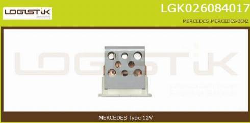 LGK LGK026084017 - Otpornik, ventilator kabine/unutrasnjeg prostora www.molydon.hr