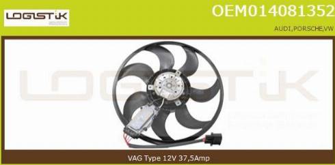 LGK OEM014081352 - Ventilator, hladjenje motora www.molydon.hr