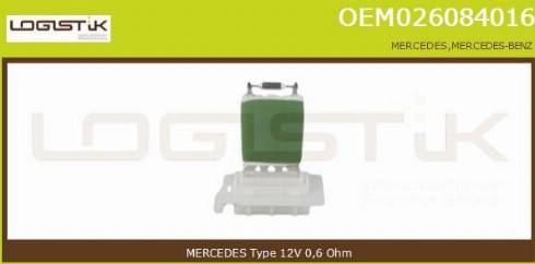 LGK OEM026084016 - Otpornik, ventilator kabine/unutrasnjeg prostora www.molydon.hr