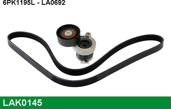 LUCAS LAK0145 - Garnitura klinastog rebrastog remena www.molydon.hr